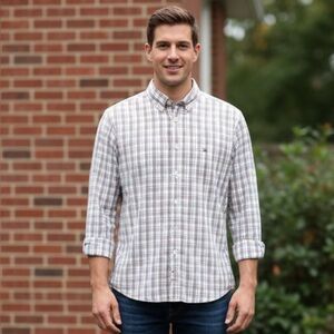 Tommy Hilfiger Men’s Button Down Plaid Shirt XXL  NWT New